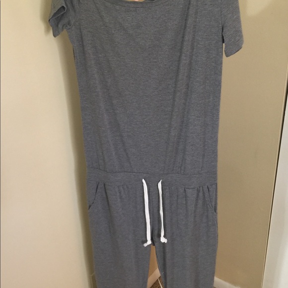 Amasoo, NWT, Short Sleeve Dark Gray Jumpsuit - Picture 3 of 7
